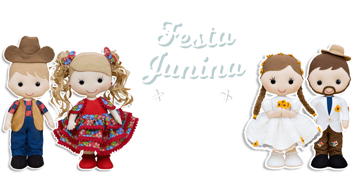 Festa Junina Em Feltro Moldes E Aulas Em Video Escola De Feltro